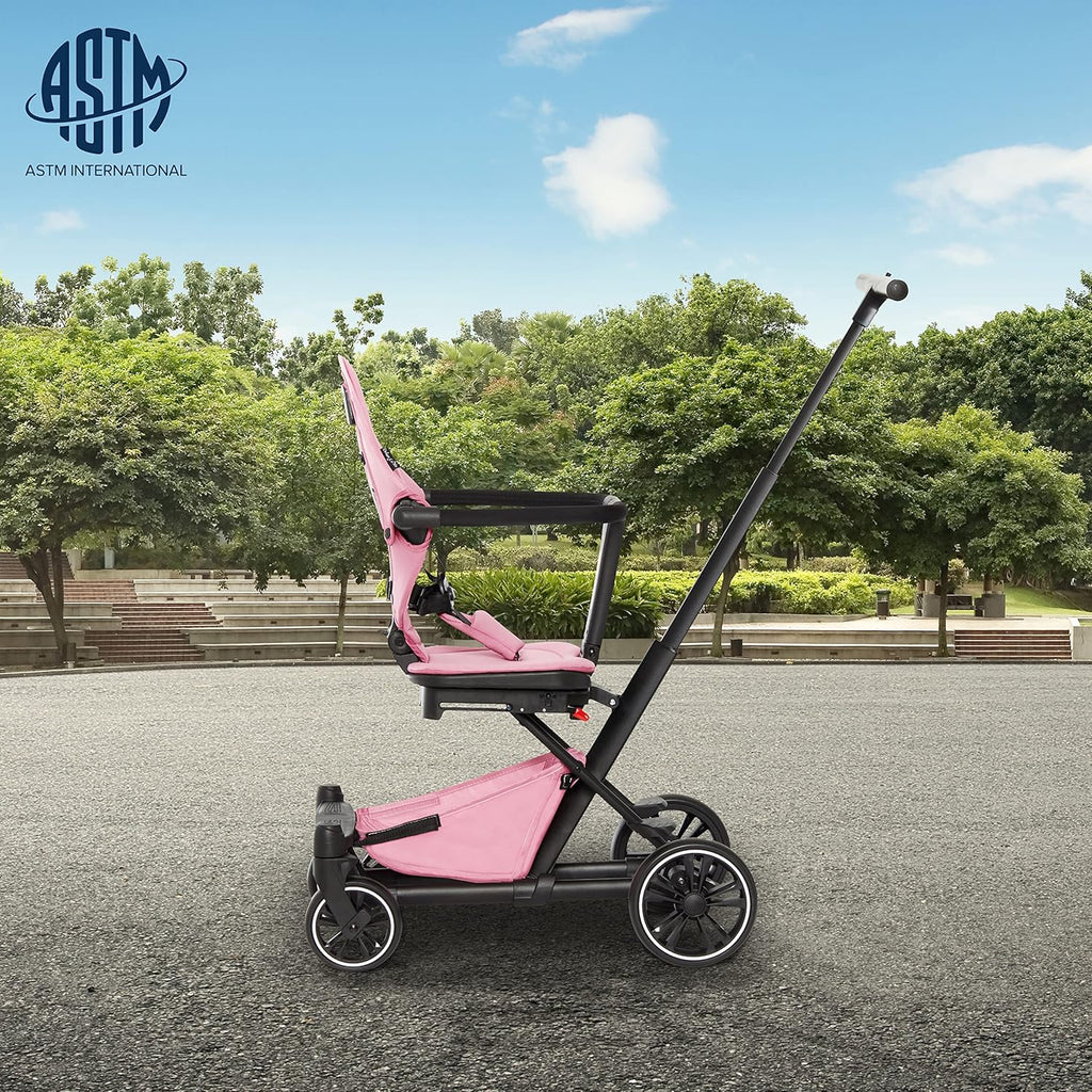 Pink Lightweight Baby Stroller with Compact Fold U97069