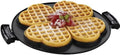Black 2 Removable Nonstick Heart-Shaped Waffle Plates E2226