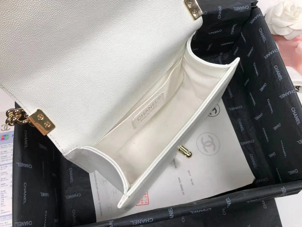 White Flapbag E5950
