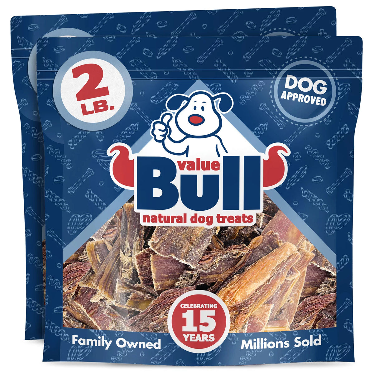 Beef Jerky Gullet Sticks for Dogs, 4 Pounds X89206