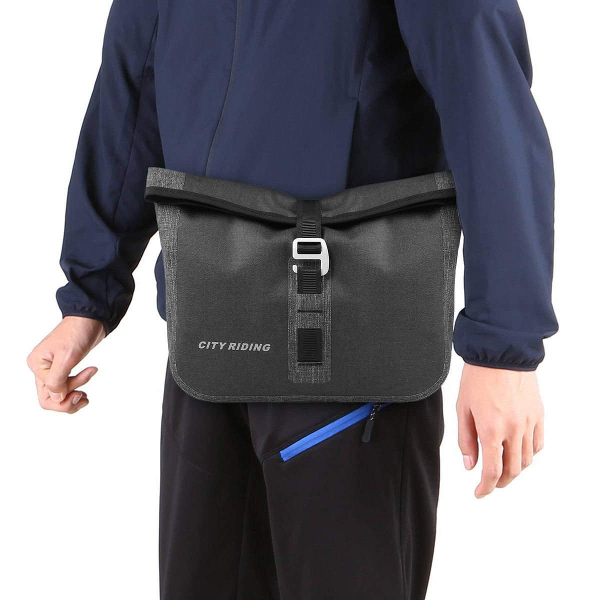 Waterproof 2 in 1 Cycling Handlebar Bag Set Large Capacity D6836
