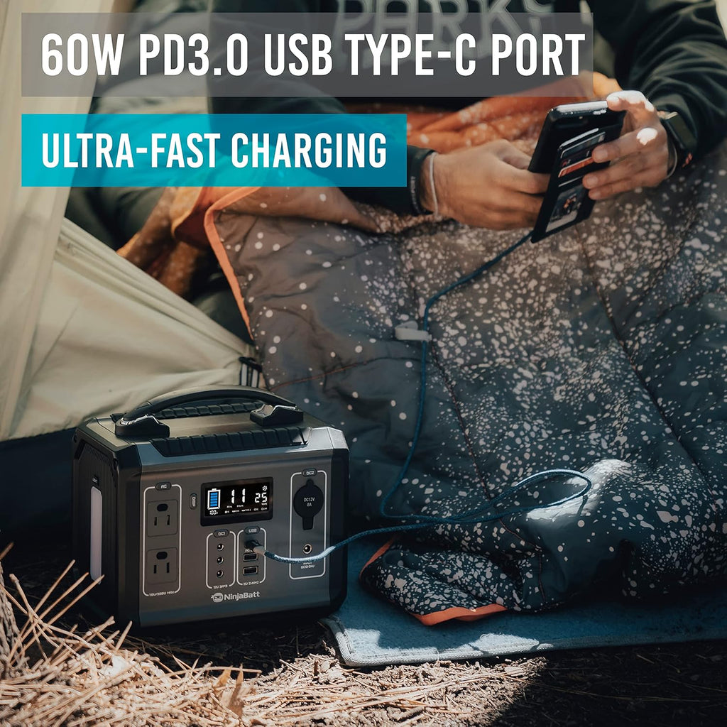 300W Portable Power Station 280Wh Solar Generator K843492