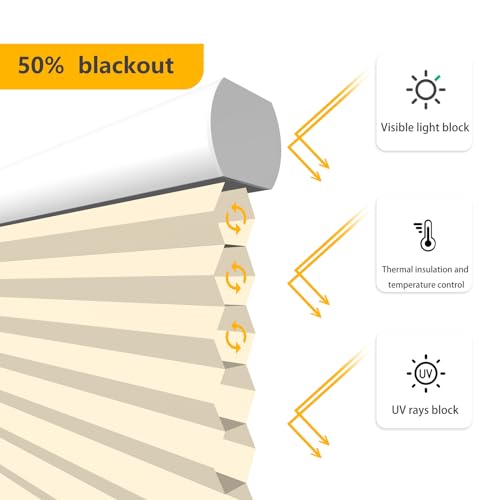 Cordless Light Filtering Cellular Shades T130159