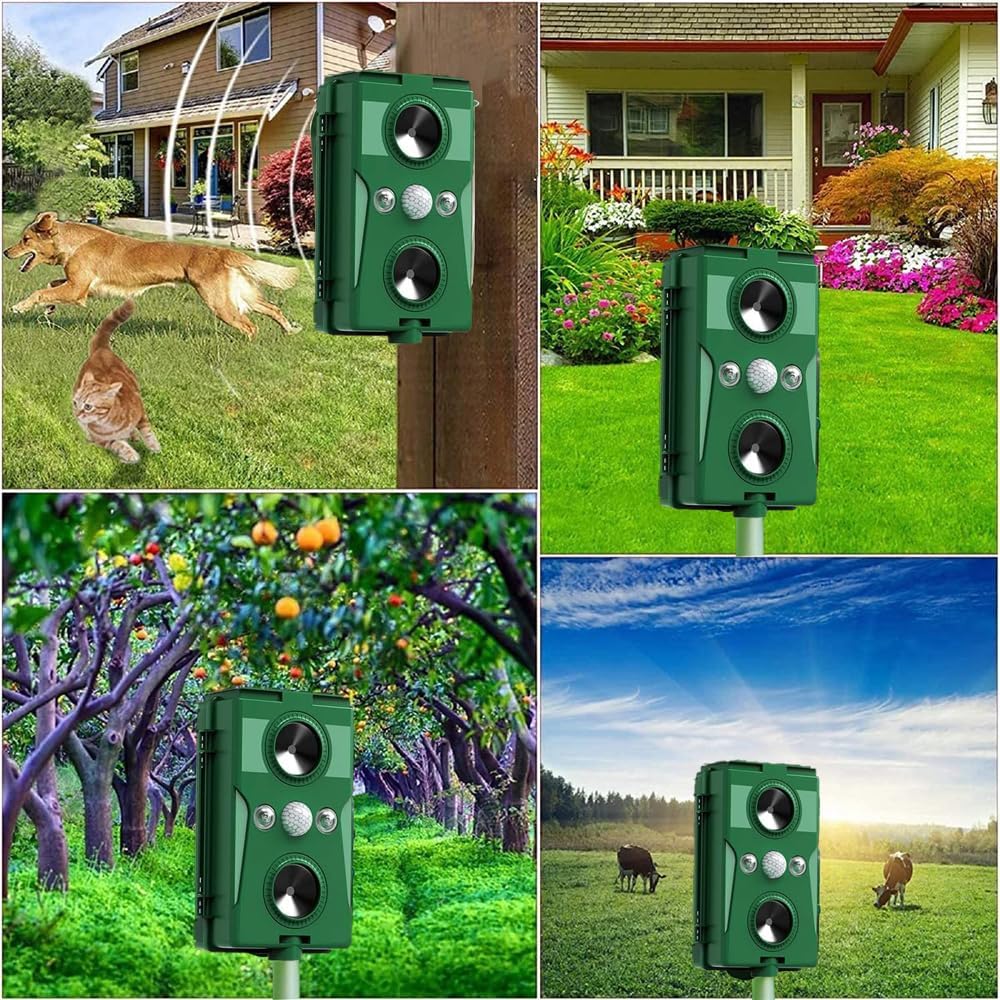 Solar Ultrasonic Repellent Waterproof with Motion Detector S9956