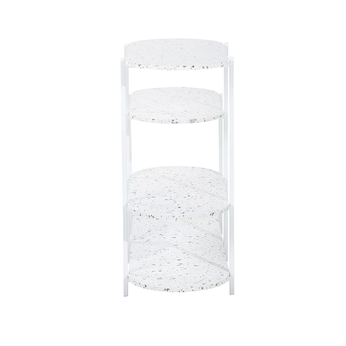 4-Tier Marble White Storage Shelf P21289