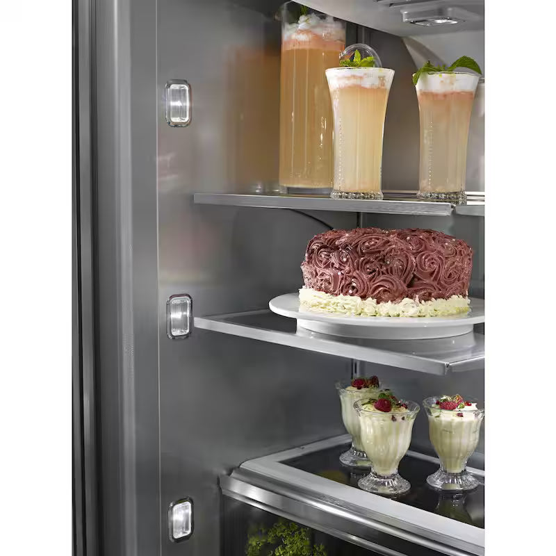 Black Stainless Built-In French Door Refrigerator Y650732