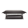 Black Galvanized Steel Single Flue Chimney Cap G58191
