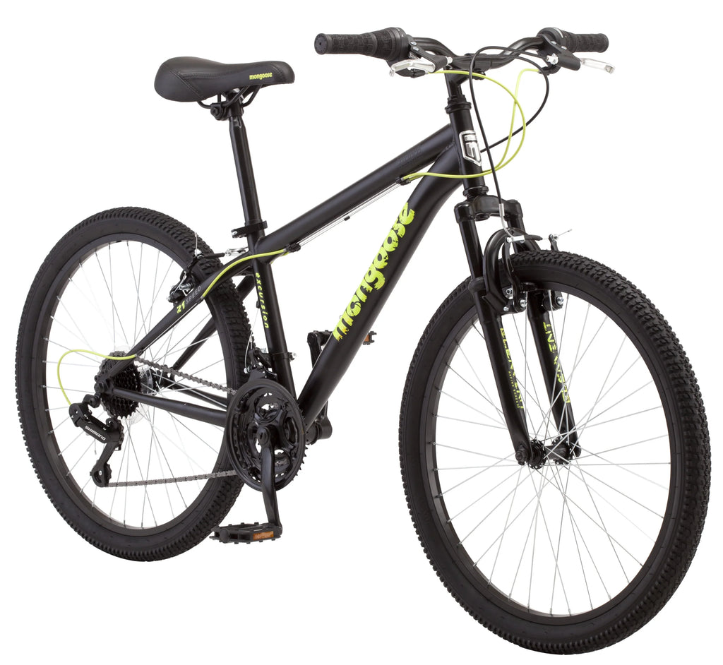 24-inch 21 Speed Black Mountain Bike N798
