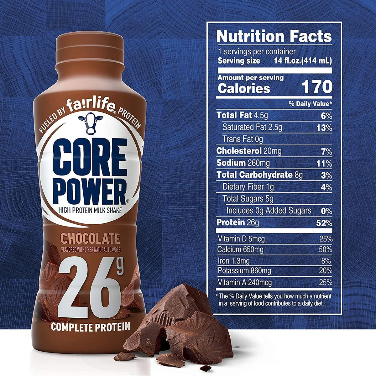 26g Protein Milk Shakes Variety Pack 14 Fl Oz 12 Pack P36515