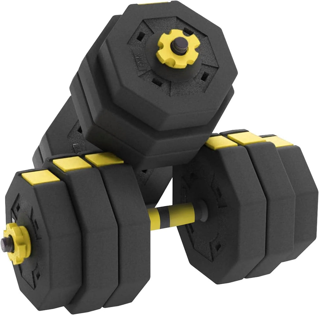 Adjustable Dumbbells Set 55LB 66LB 3 in 1 J4178
