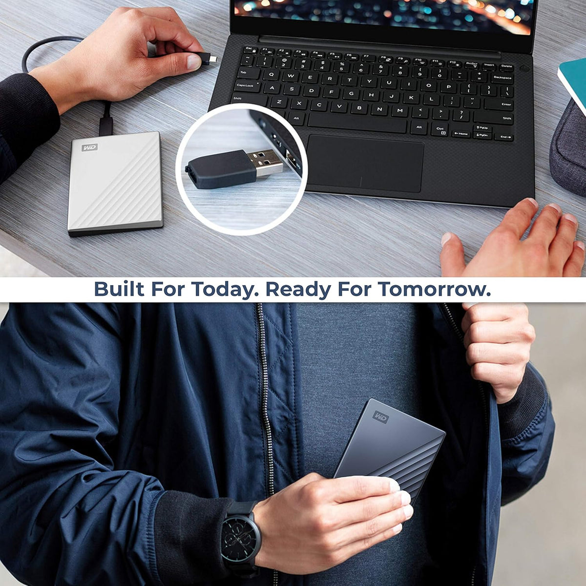 2 TB Blue Portable External Hard Drive P992056