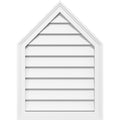 Peaked Top Surface Mount PVC Gable Vent R9313