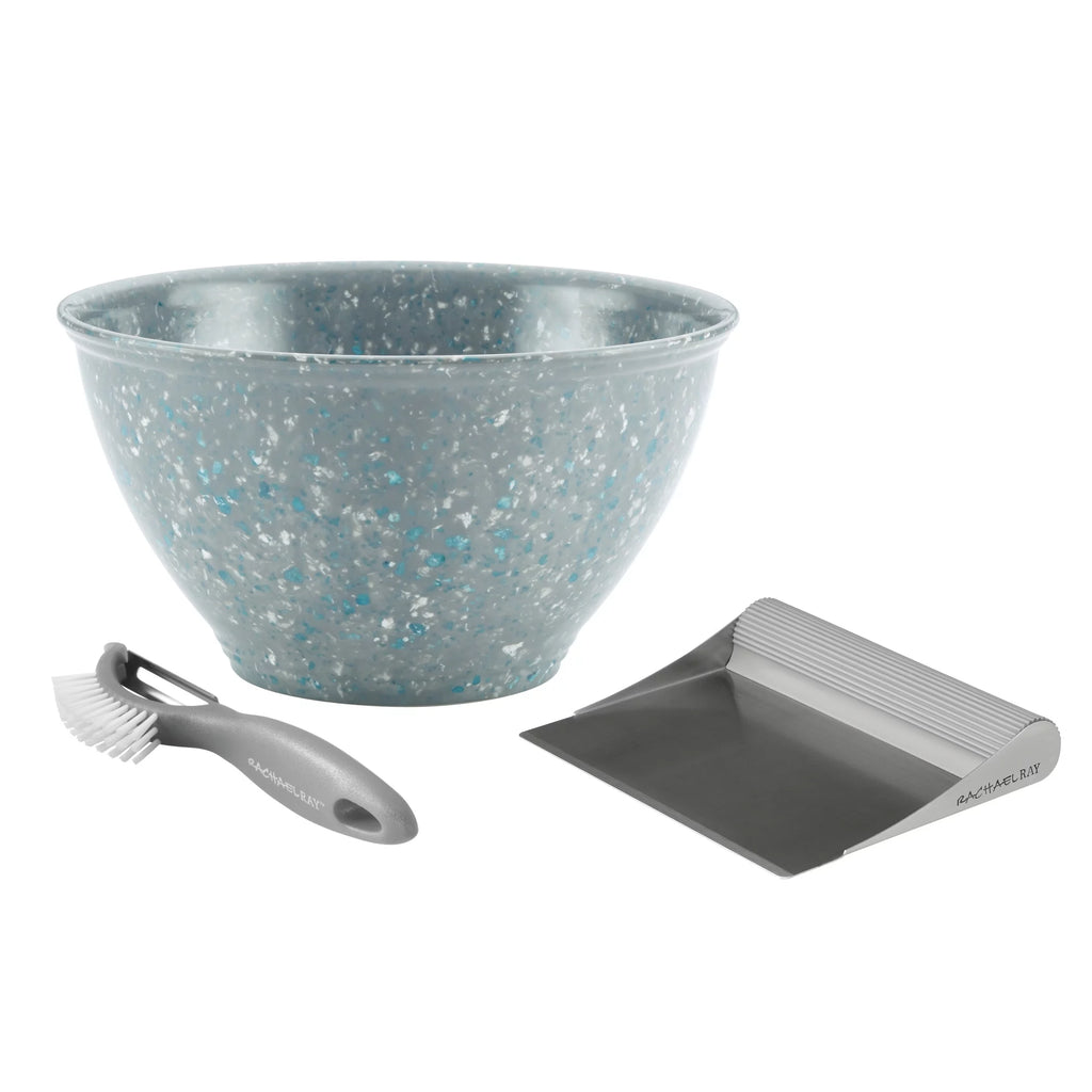 3-Piece Sea Salt Gray Kitchen Prep Set V2555