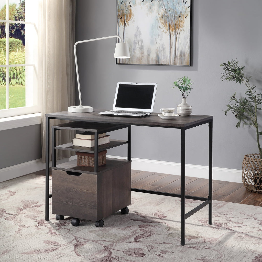 42" Contemporary Wood Writing Desk K8913