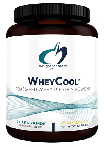 Vanilla Grass Fed Whey Protein Powder Supplement, 22g Protein, 30 Servings C17447