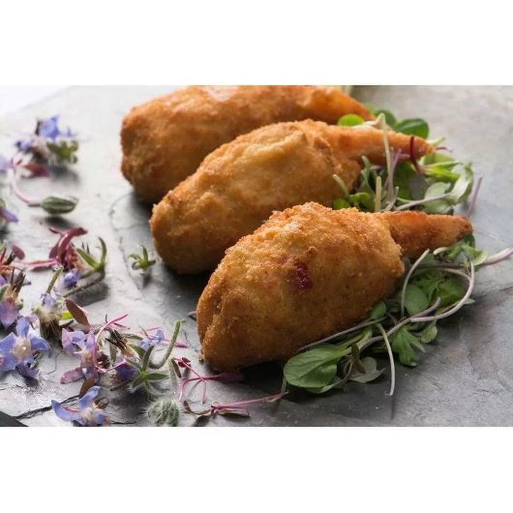 Raw Breaded Stuffed Tail On Shrimp with Crabmeat, 2.25 Pound Z924