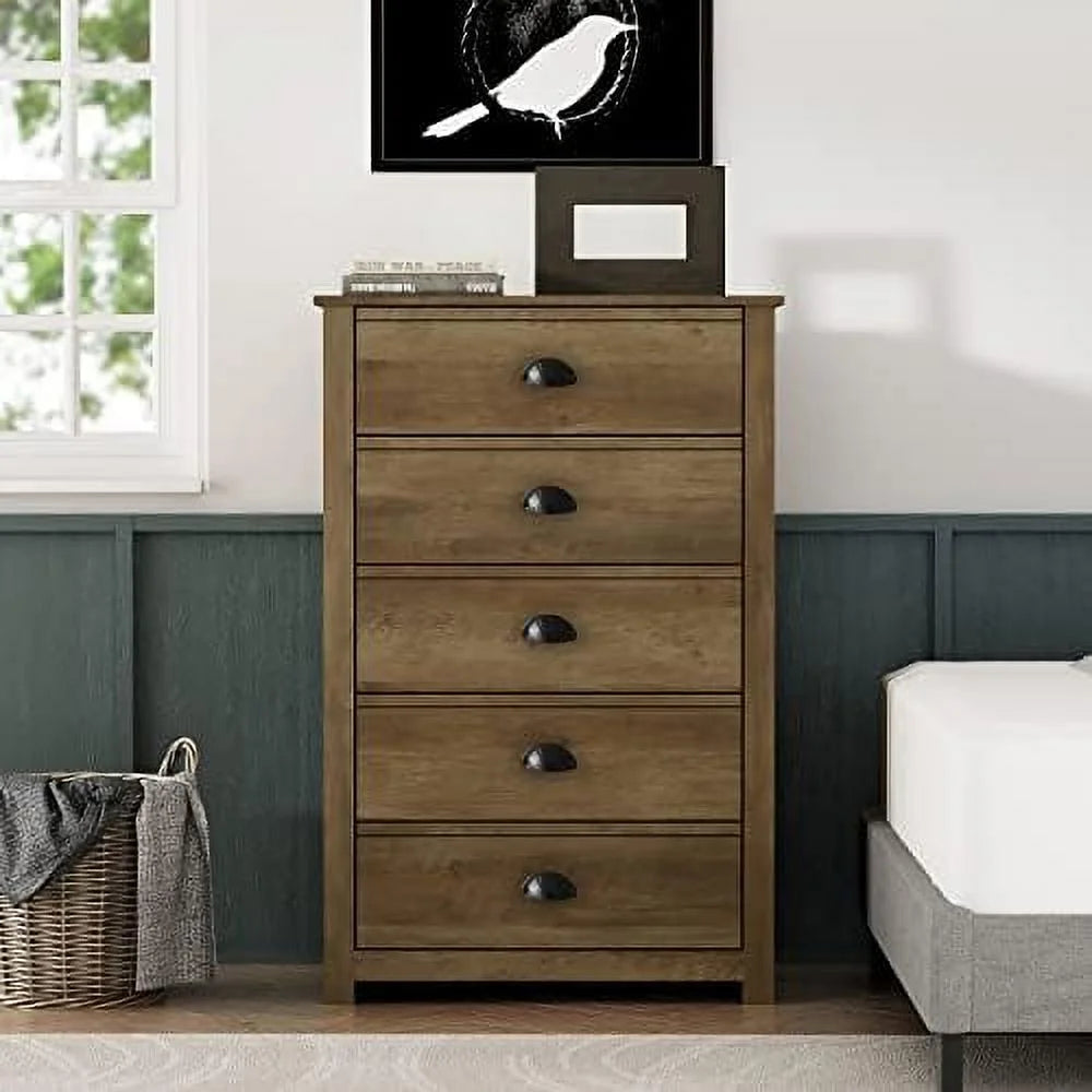 5 Drawer Wood Dresser J68836