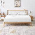 400 Thread Count Egyptian Cotton 4 Pc Queen White Sheet Set V892