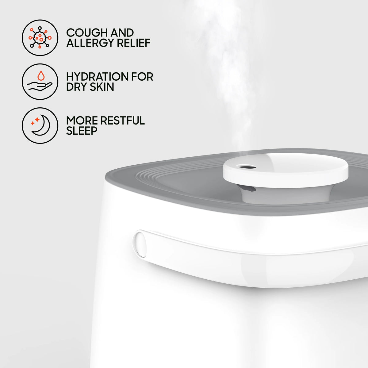 White Ultrasonic Humidifier F9415