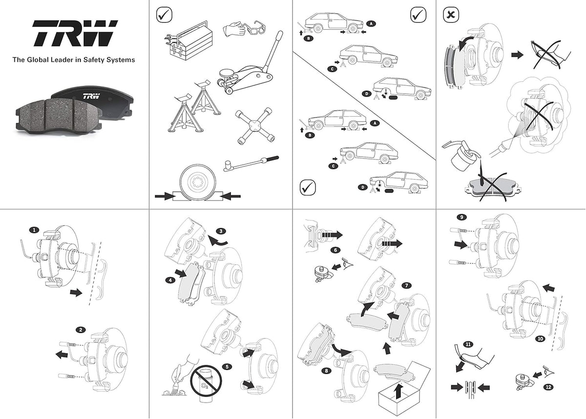Disc Brake Pad Set Rear, Pack of 2 D949981