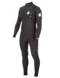 Black 3/2mm Zip Free Wetsuit E572