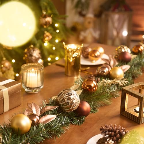 9 Ft Pre-Lit Christmas Garland with Lights R5649