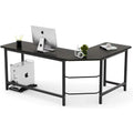 Black L-Shaped Corner Computer Desk G1754