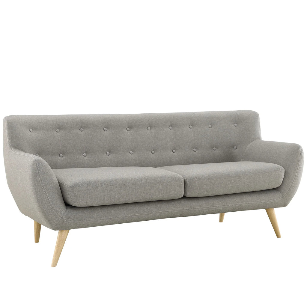 Grey Fabric Plywood Two PCS Living Room Set Z271219