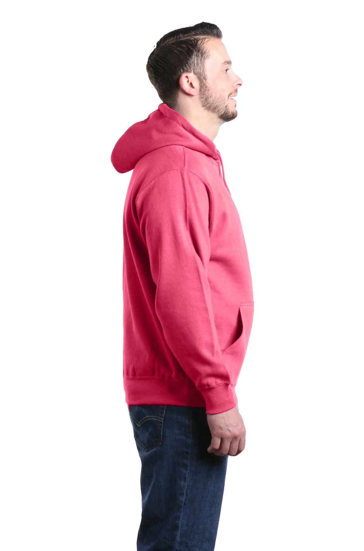 Heliconia Pink Hooded Sweatshirt Hoodie Medium S969443