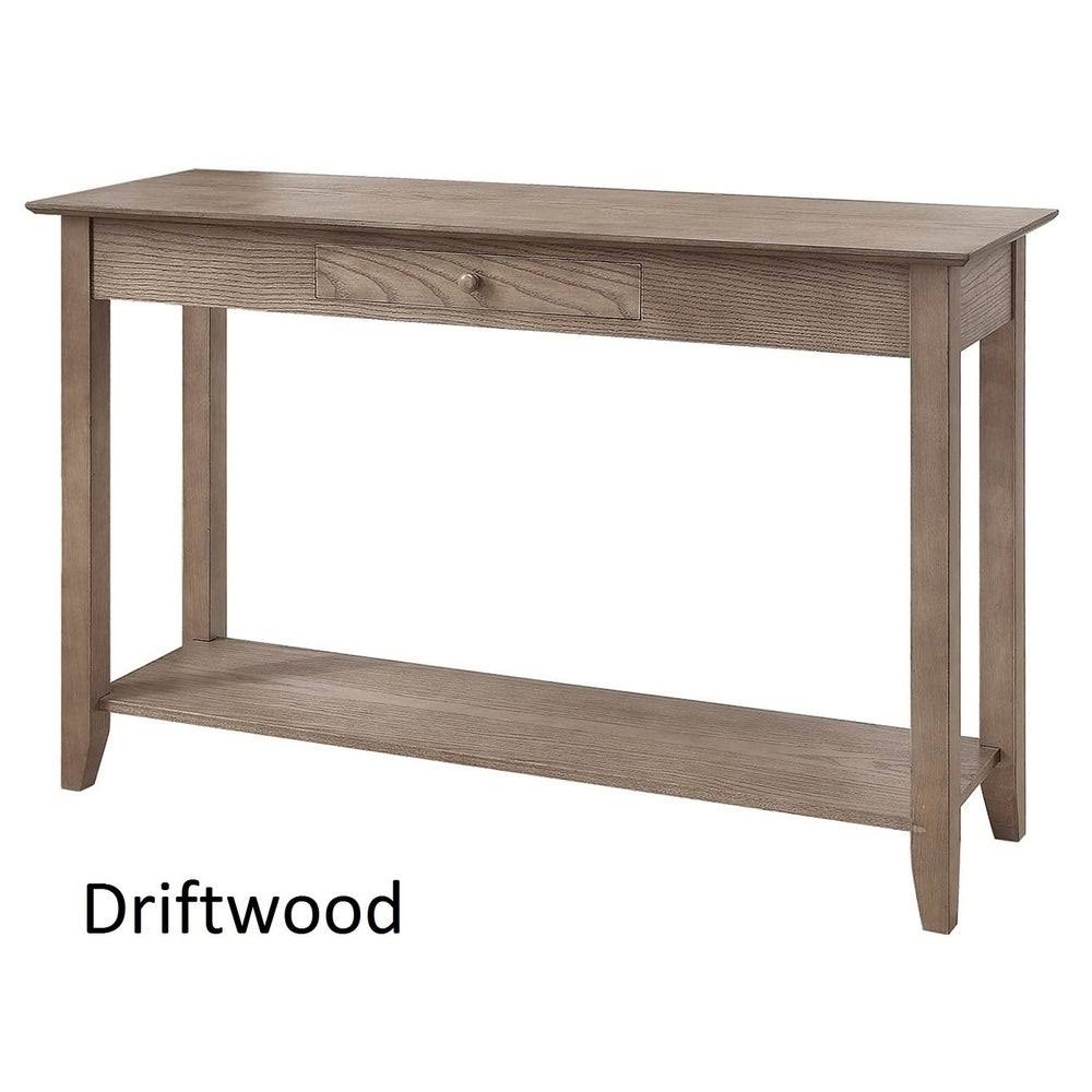 Cherry Single-Drawer Console Table W370