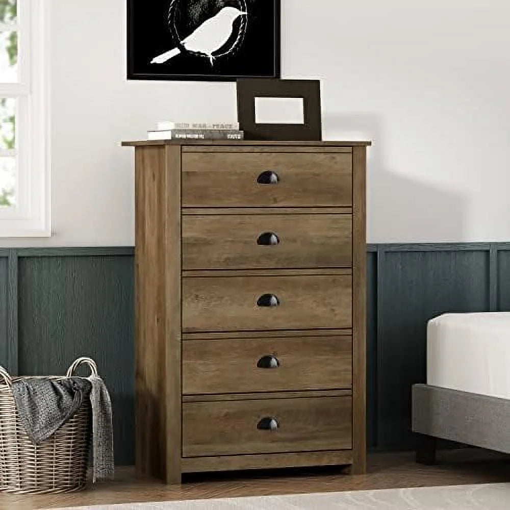 5 Drawer Wood Dresser J68836