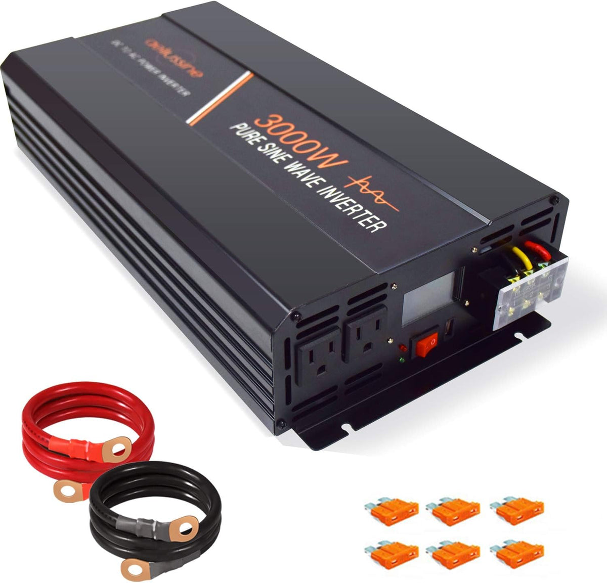 1000W Pure Sine Wave Power Inverter with LCD Display USB Port R60300