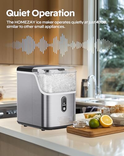 Countertop Nugget Ice Maker with Self-Cleaning G586