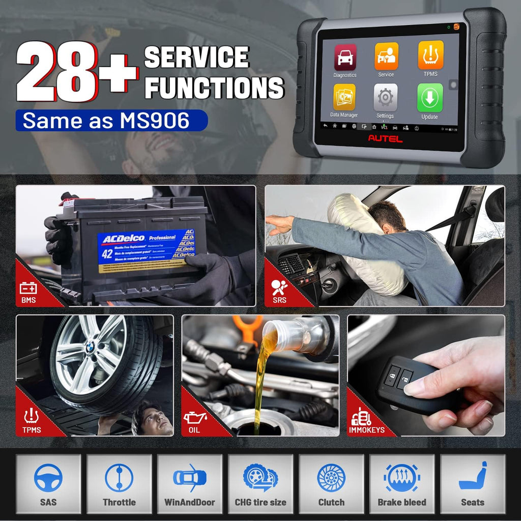 Autel MaxiCOM MK808TS Pro Diagnostic Scan Tool with Full TPMS Services U92762