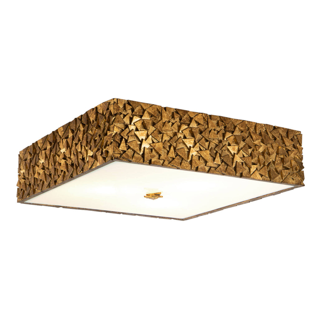 3-Light Square Flush Mount B3361