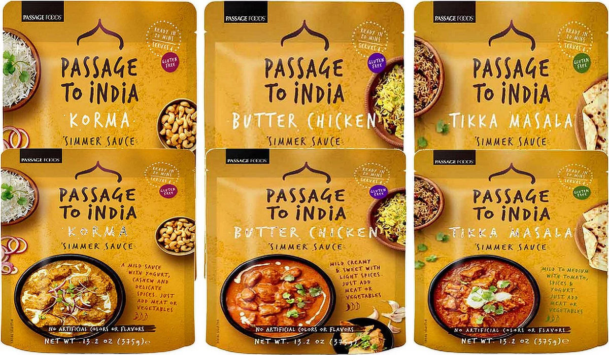 Variety 6-Pack 13.2 oz Simmer Sauce Z3388