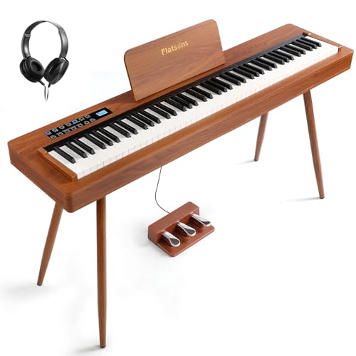 88 Key Fully Weighted Electric Piano with LCD Display U1947