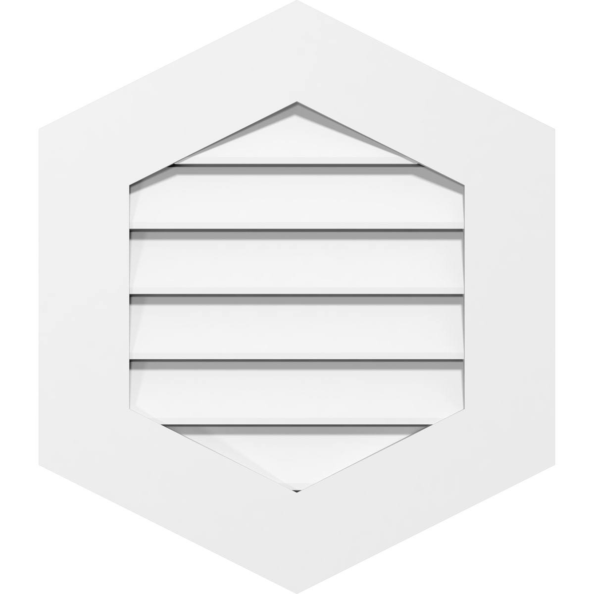 PVC Gable Vent 9/12 Pitch C117603