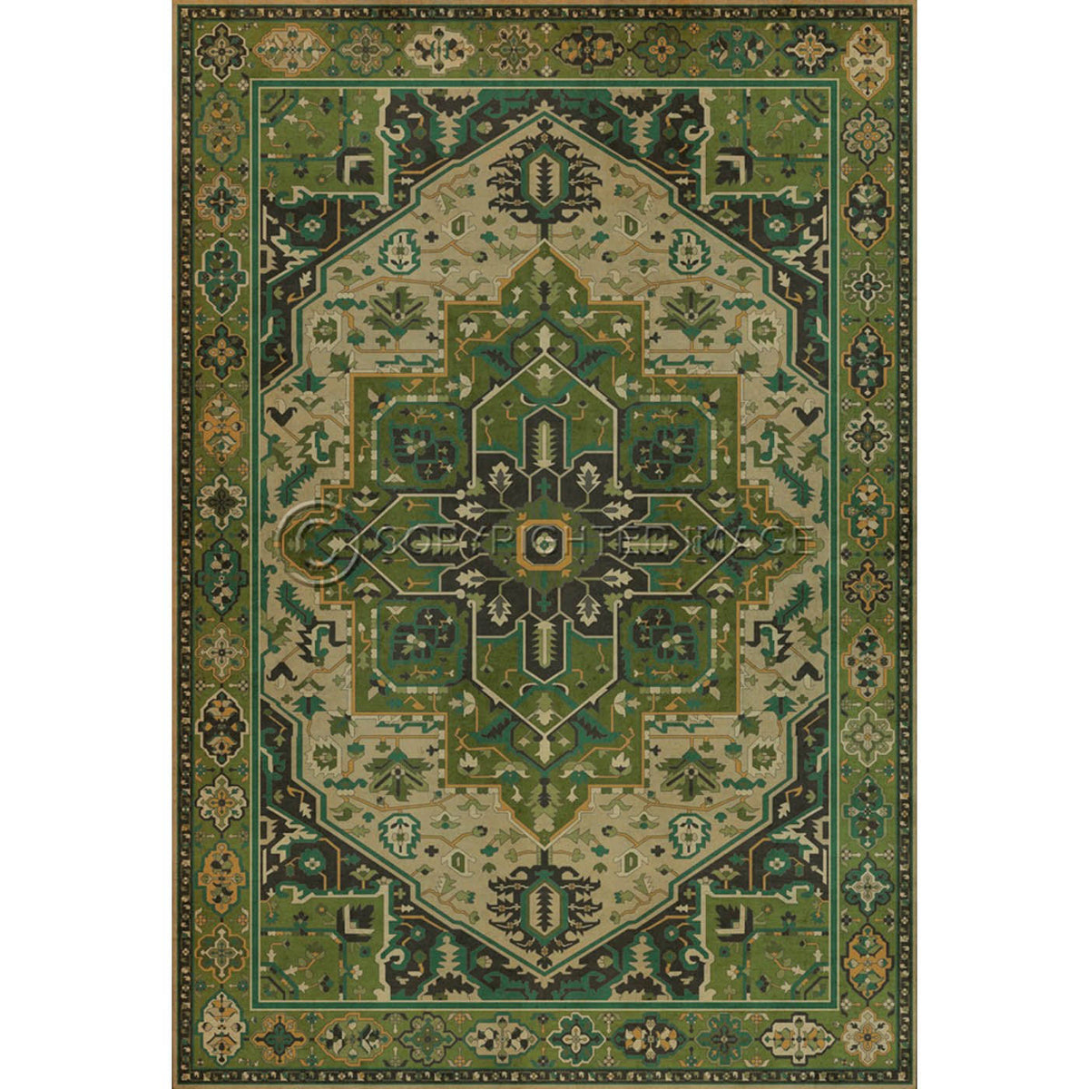 Vinyl Floorcloth M496270