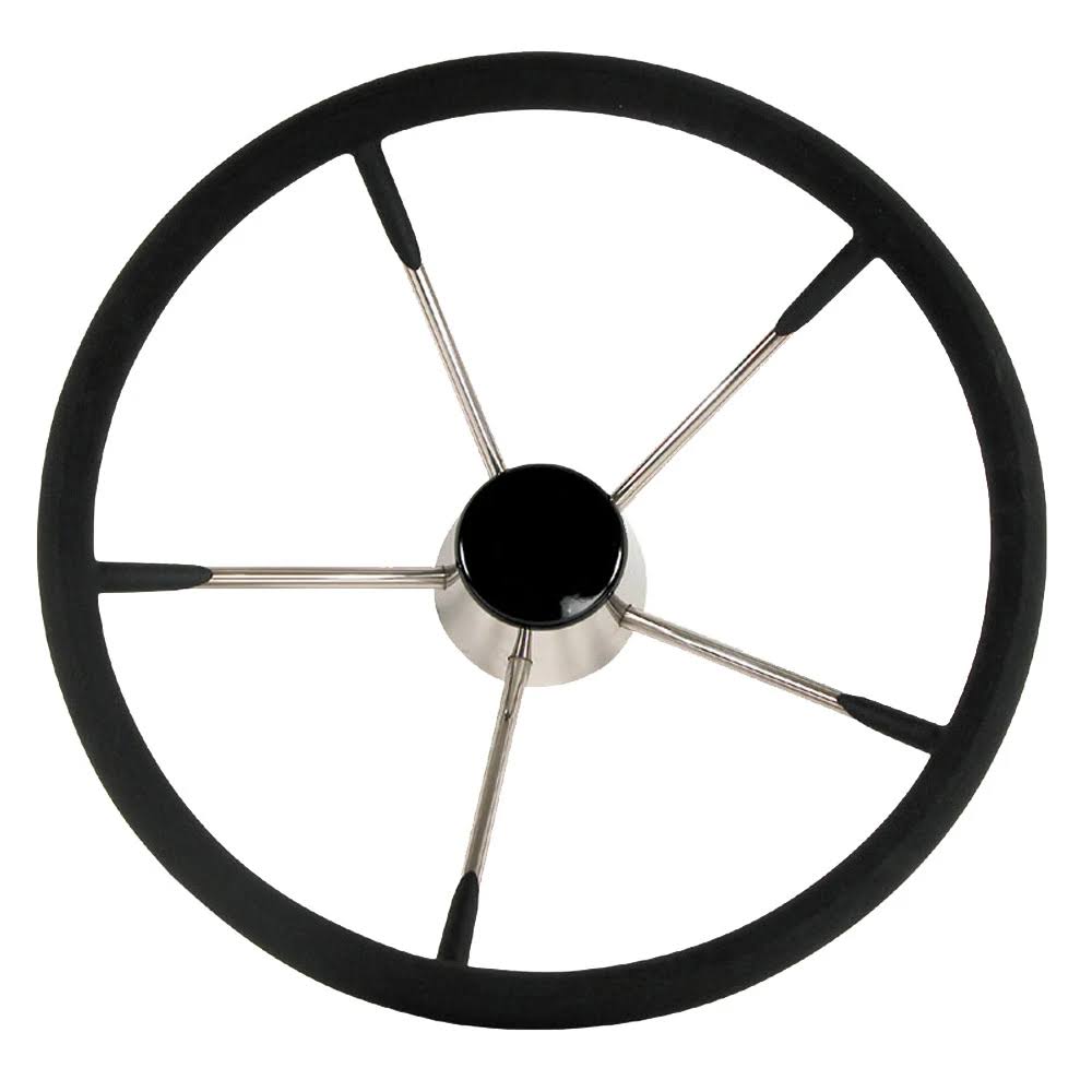 Black Foam 15x22 Diameter Steering Wheel S290216