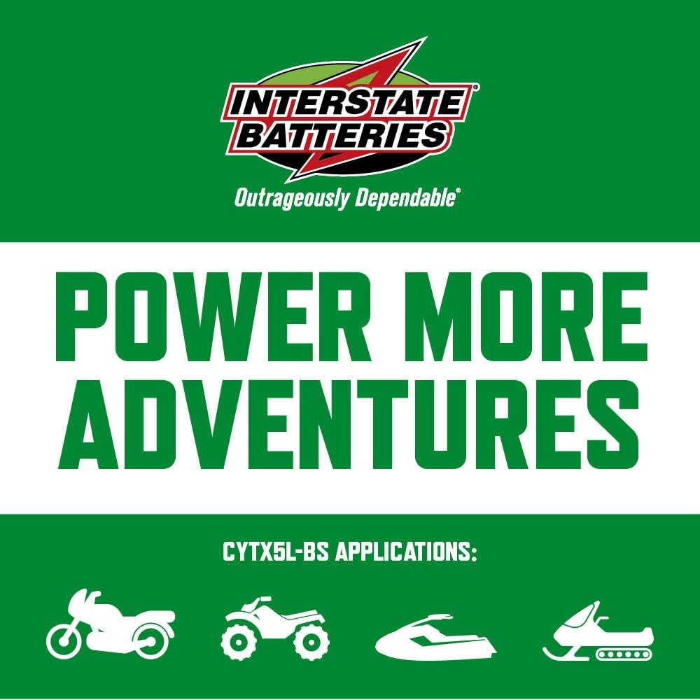 12V 4Ah AGM Powersports Battery Pack of 2 Y390