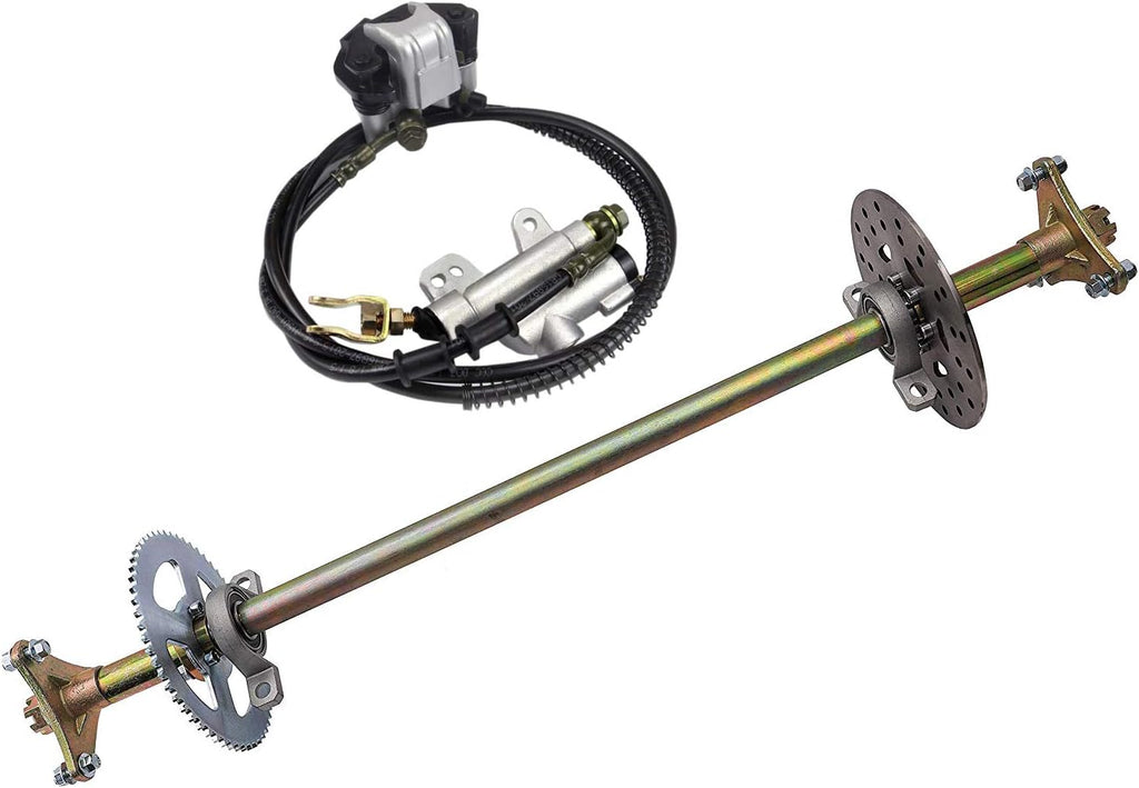 Rear Axle Shaft Kit with Brake Master Cylinder Caliper Disc Rotor Assembly D95098