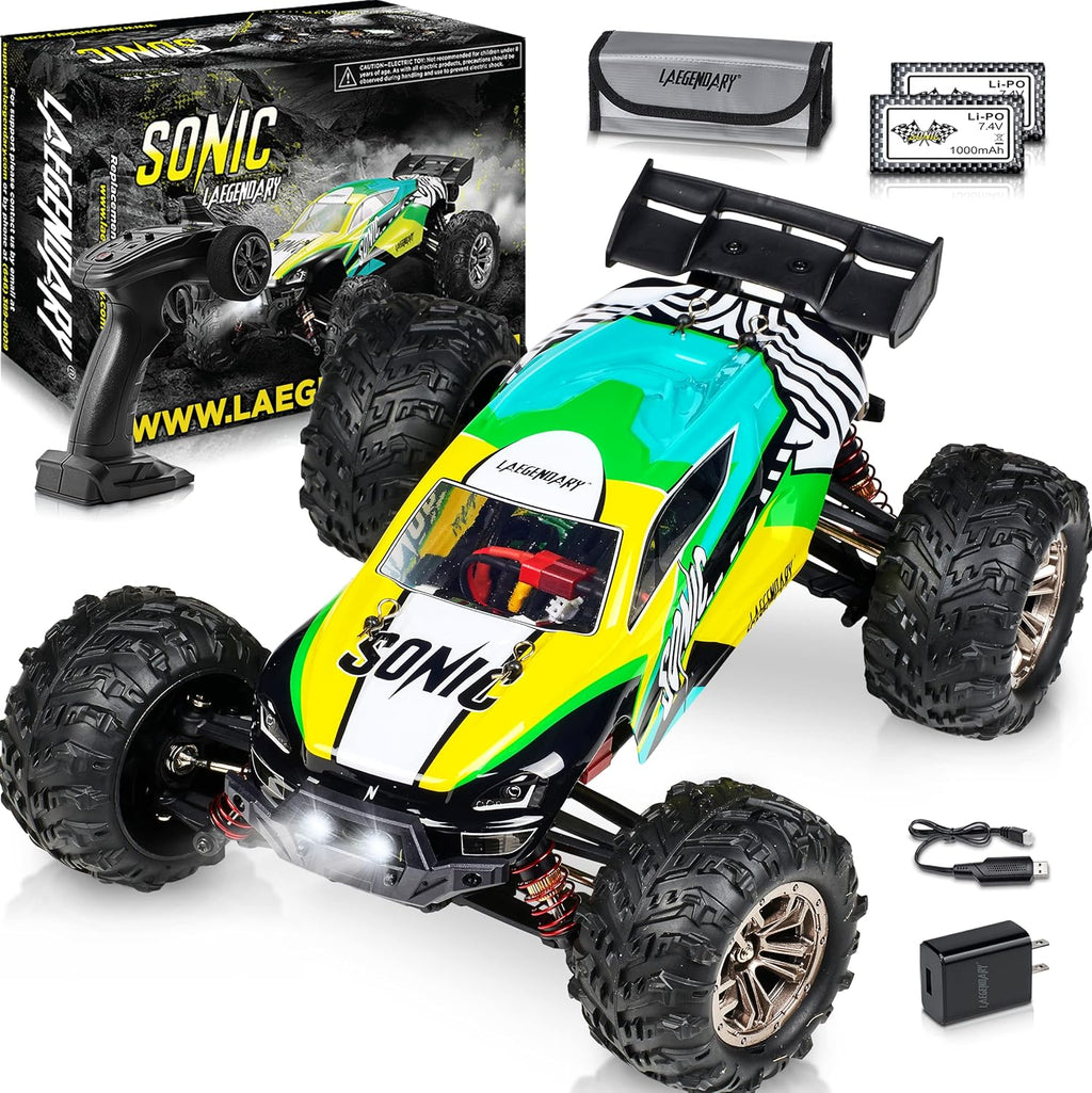 4x4 Offroad Monster Truck Remote Control Car, 1:16 Scale, Brushed, Waterproof K855762