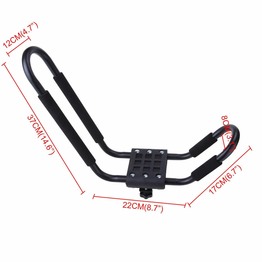 2 Pair Canoe Boat Kayak Roof Rack Carrier J Cross Bar Z2137