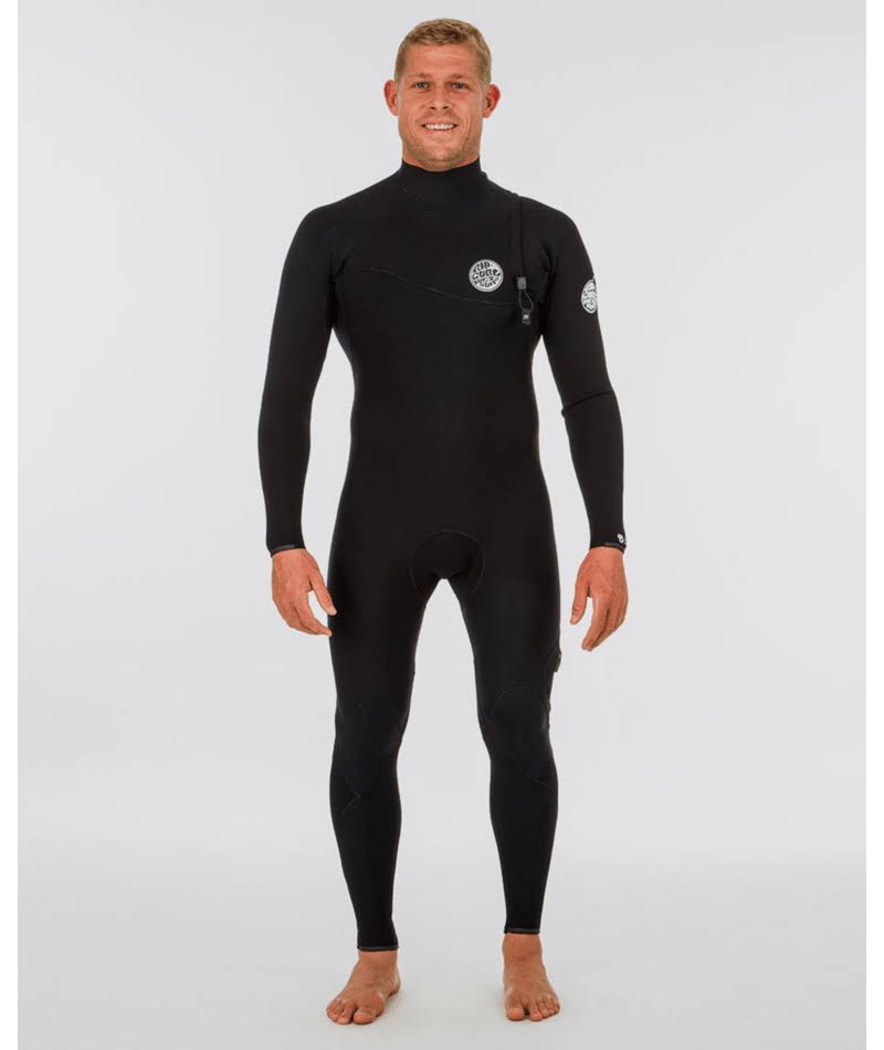 Black 3/2mm Zip Free Wetsuit E572