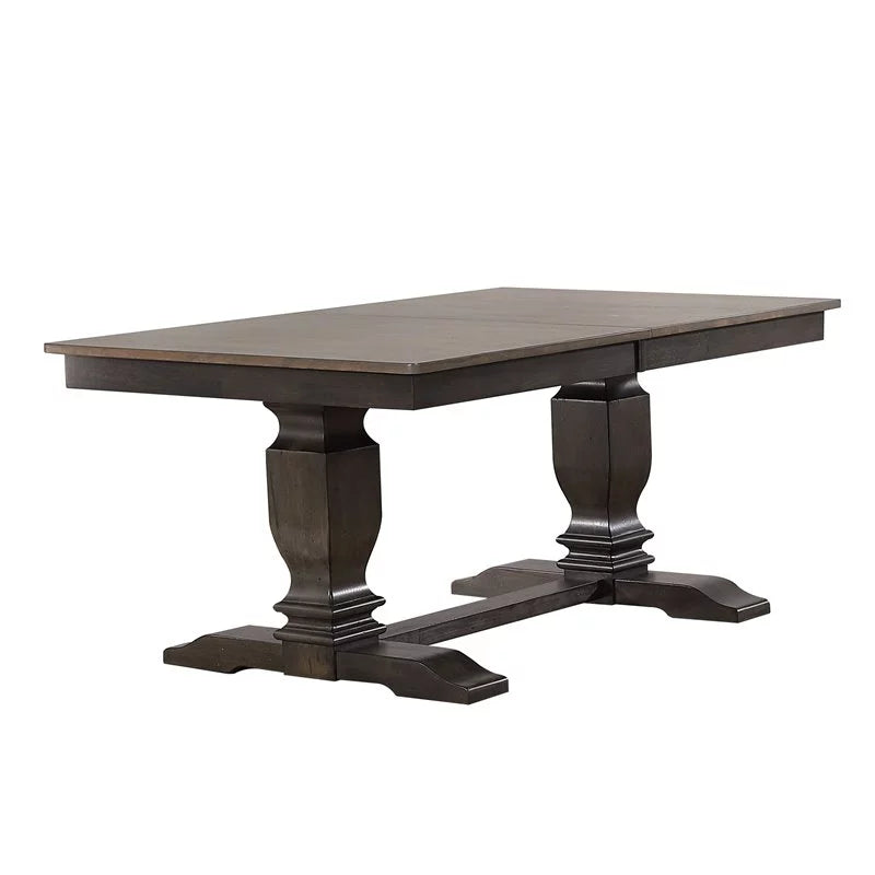 7-Pc Pedestal Rubberwood Dining Set M989000
