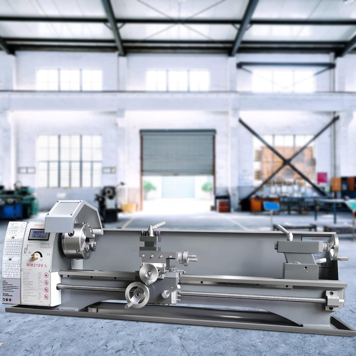 8.3'' x 29.5'' Precision Benchtop Metal Lathe with Tool Box U612352