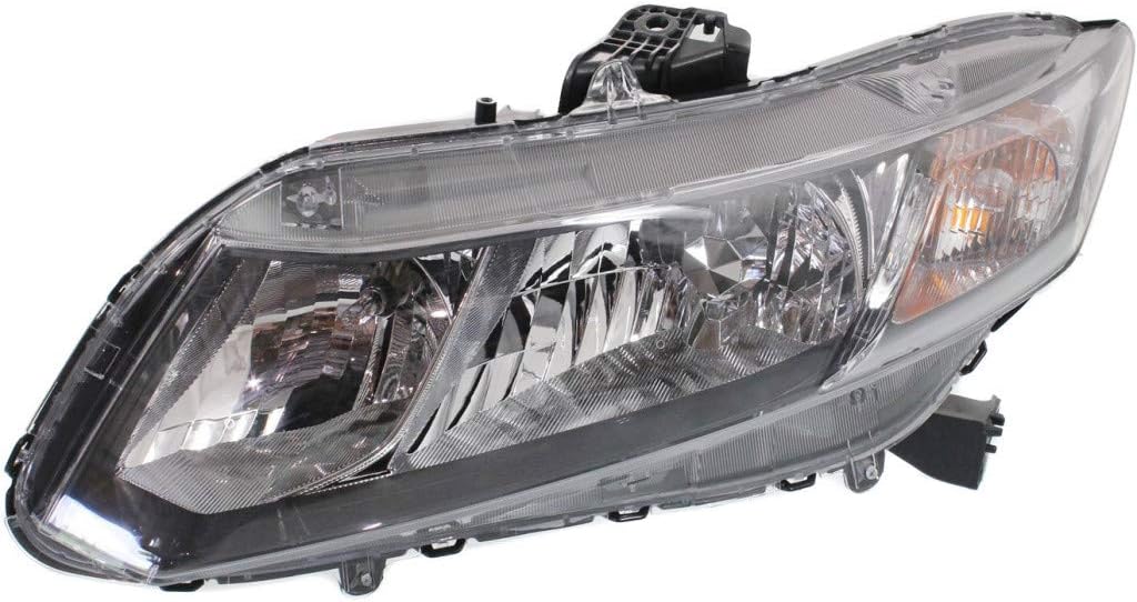 Honda Civic Headlight Assembly 2013 2014 2015 Pair L630871