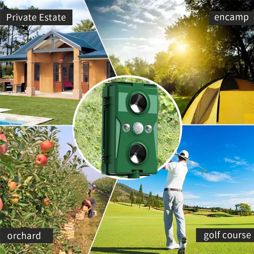 Solar Ultrasonic Repellent Waterproof with Motion Detector S9956