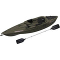 Olive Sit-in Angler Kayak with Paddle G57992